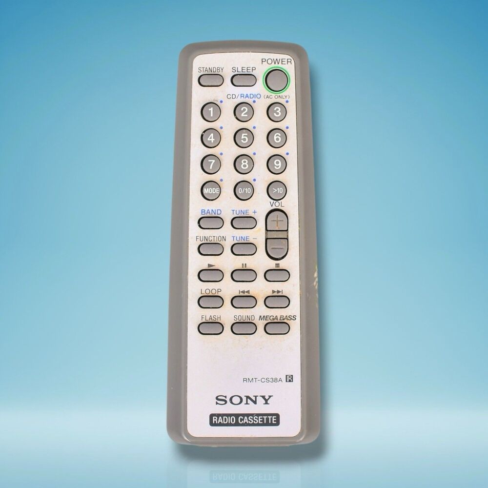 Original OEM Sony RMT-CS38A Radio Cassette Remote Control Working